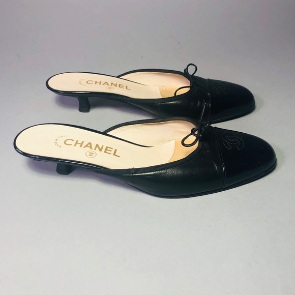 CHANEL Shoes - Authentic Chanel CC Mules